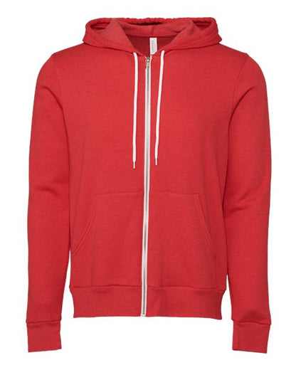 Unisex Sponge Fleece Full-Zip Hoodie Sweatshirt
