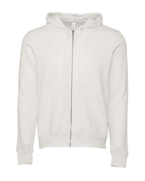 Unisex Sponge Fleece Full-Zip Hoodie Sweatshirt
