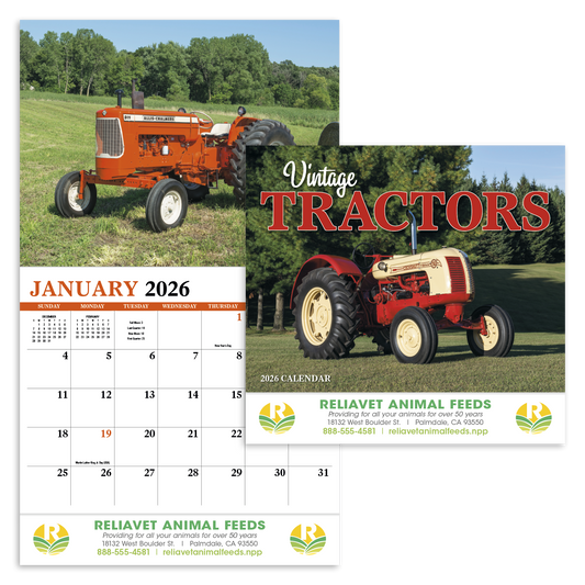 HotLine Products Vintage Tractors Appointment Calendar  Stapled-871