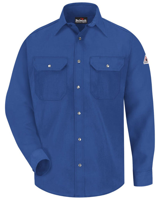 Bulwark Snap-Front Uniform Shirt - Nomex® IIIA - 4.5 oz. - SNS2