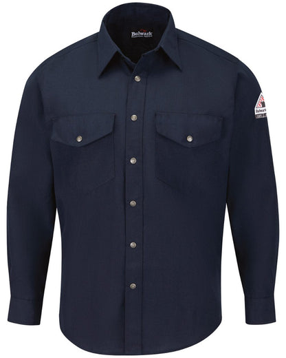 Bulwark Snap-Front Uniform Shirt - Nomex® IIIA - 4.5 oz. - Tall Sizes - SNS2T