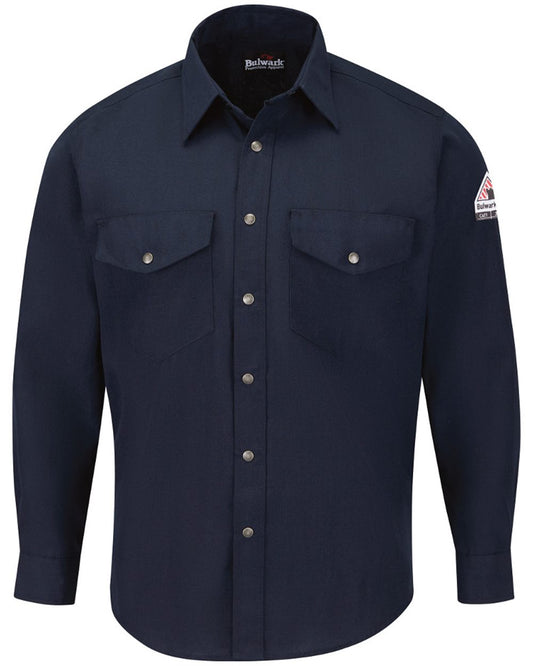 Bulwark Snap-Front Uniform Shirt - Nomex® IIIA - 4.5 oz. - Tall Sizes - SNS2T