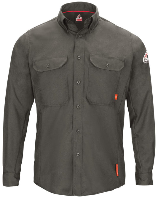 Bulwark iQ Series® Long Sleeve Comfort Woven Lightweight Shirt - QS50