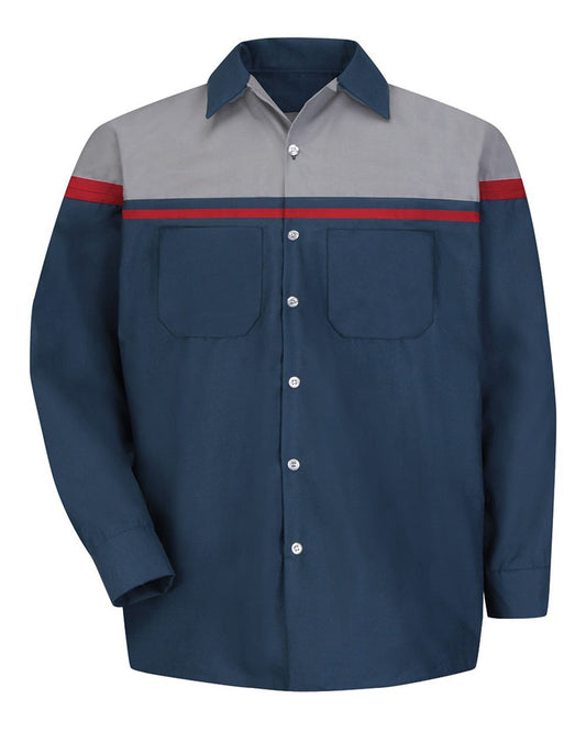 Red Kap Performance Tech Long Sleeve Shirt - Tall Sizes - SP14ACT