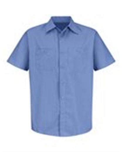 Red Kap Industrial Stripe Short Sleeve Work Shirt - Tall Sizes - SB22T