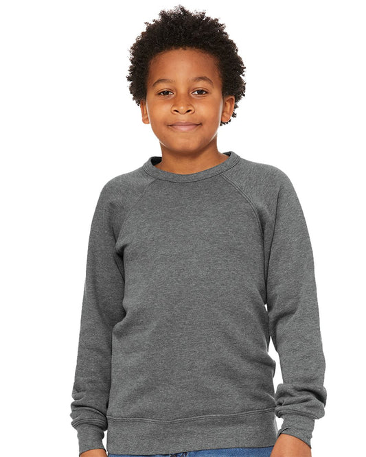 BELLA + CANVAS Youth Sponge Fleece Crewneck Sweatshirt - 3901Y