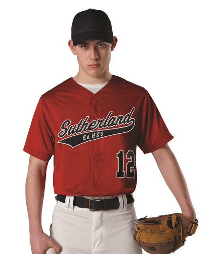 Alleson Athletic Dura Light Mesh Baseball Jersey - 52MFFJ