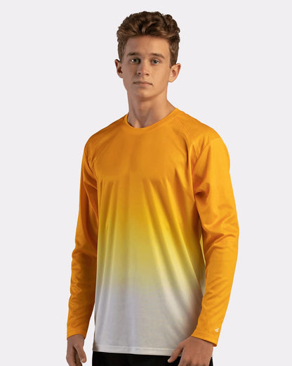 Badger Ombre Long Sleeve T-Shirt - 4204