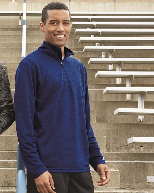 Russell Athletic Striated Quarter-Zip Pullover - QZ7EAM