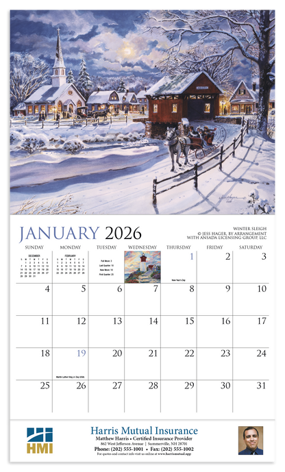 HotLine Products Back Home Appointment Calendar  Stapled-891
