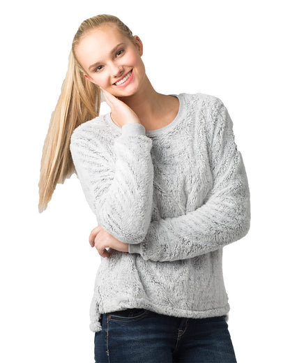 Boxercraft Women's Fuzzy Fleece Crew - FZ03