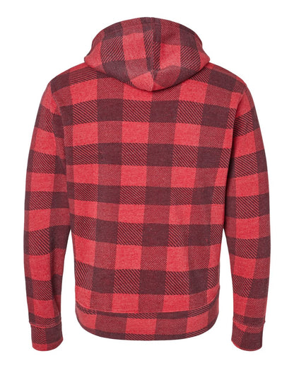 J. America Triblend Fleece Hooded Sweatshirt - 8871