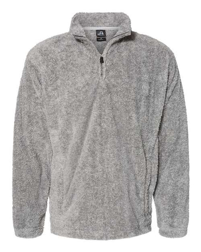 Unisex Boundary Shag Frosty Sherpa Quarter-Zip Pullover