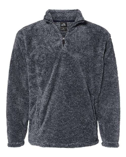 Unisex Boundary Shag Frosty Sherpa Quarter-Zip Pullover