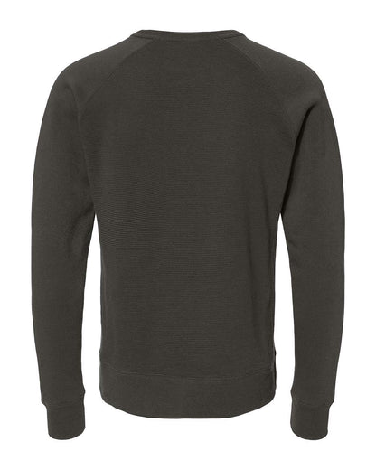 J. America Ripple Fleece Raglan Crewneck Sweatshirt - 8707
