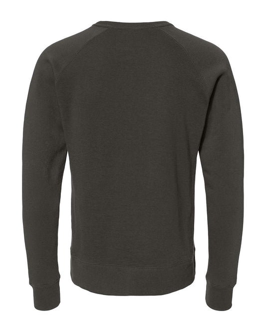 J. America Ripple Fleece Raglan Crewneck Sweatshirt - 8707