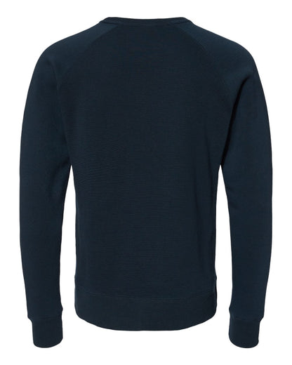 J. America Ripple Fleece Raglan Crewneck Sweatshirt - 8707