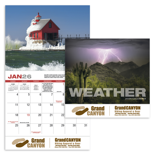 HotLine Products Weather Almanac Appointment Calendar  Stapled-895