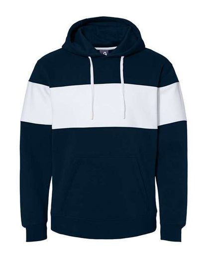 Men's Varsity Fleece Colorblocked Hooded Sweatshirt