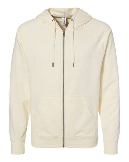 Unisex Icon Lightweight Loopback Terry Full-Zip Hooded Sweatshirt