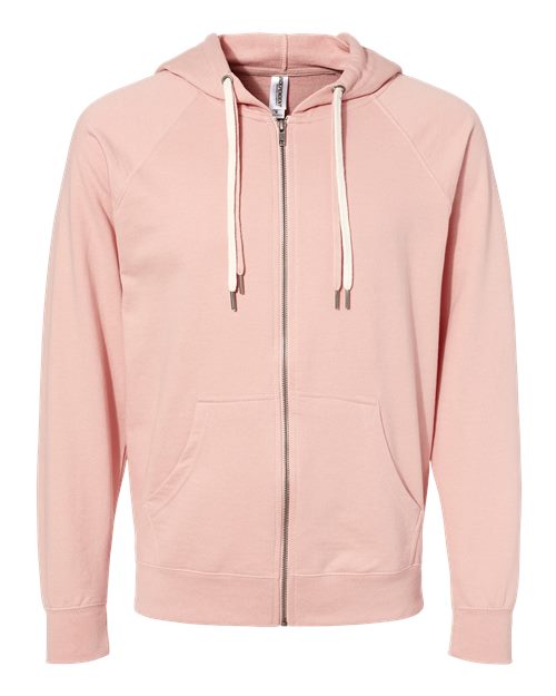 Unisex Icon Lightweight Loopback Terry Full-Zip Hooded Sweatshirt
