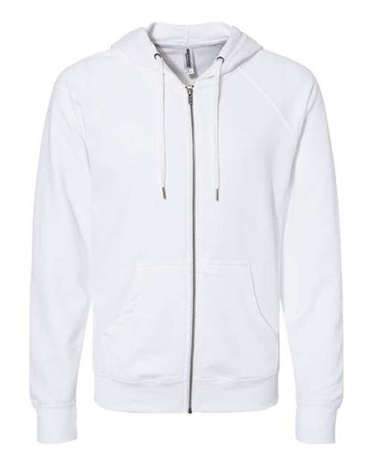 Unisex Icon Lightweight Loopback Terry Full-Zip Hooded Sweatshirt