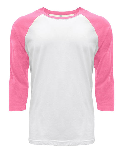 Next Level CVC Three-Quarter Sleeve Raglan T-Shirt - 6251