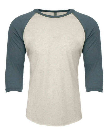 Next Level CVC Three-Quarter Sleeve Raglan T-Shirt - 6251