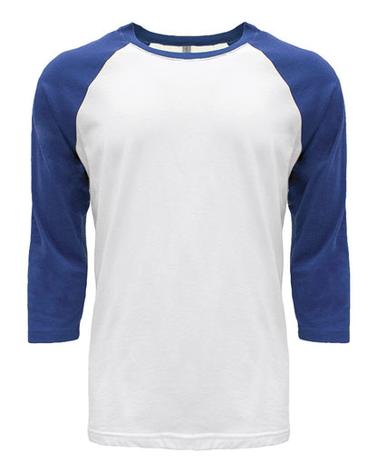 Next Level CVC Three-Quarter Sleeve Raglan T-Shirt - 6251