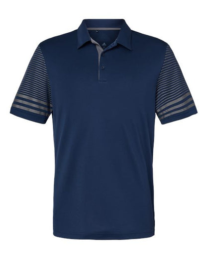 Men's Striped Sleeve Polo