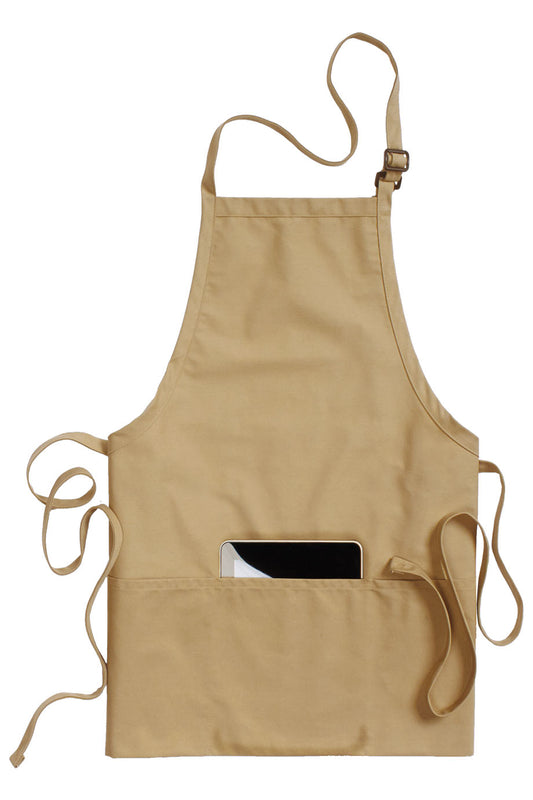 3-Pocket Bib Apron - 9002