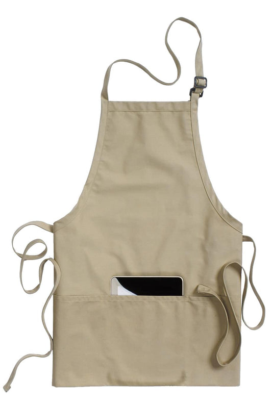 3-Pocket Bib Apron - 9002