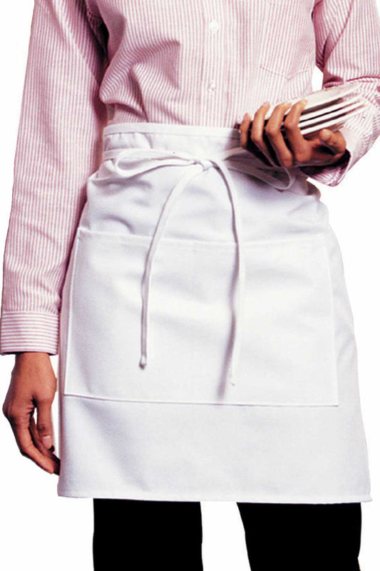 2-Pocket Half Bistro Apron - 9007