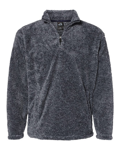 J. America Boundary Shag Frosty Sherpa Quarter-Zip Pullover - 8464