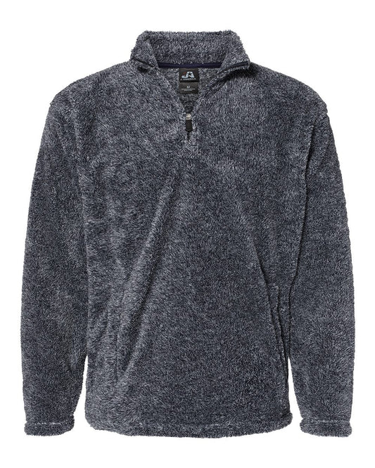 J. America Boundary Shag Frosty Sherpa Quarter-Zip Pullover - 8464