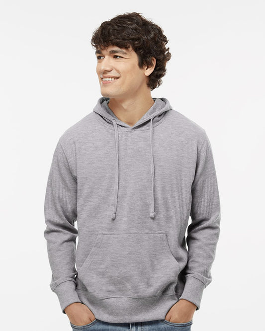 J. America Ripple Fleece Hooded Sweatshirt - 8706