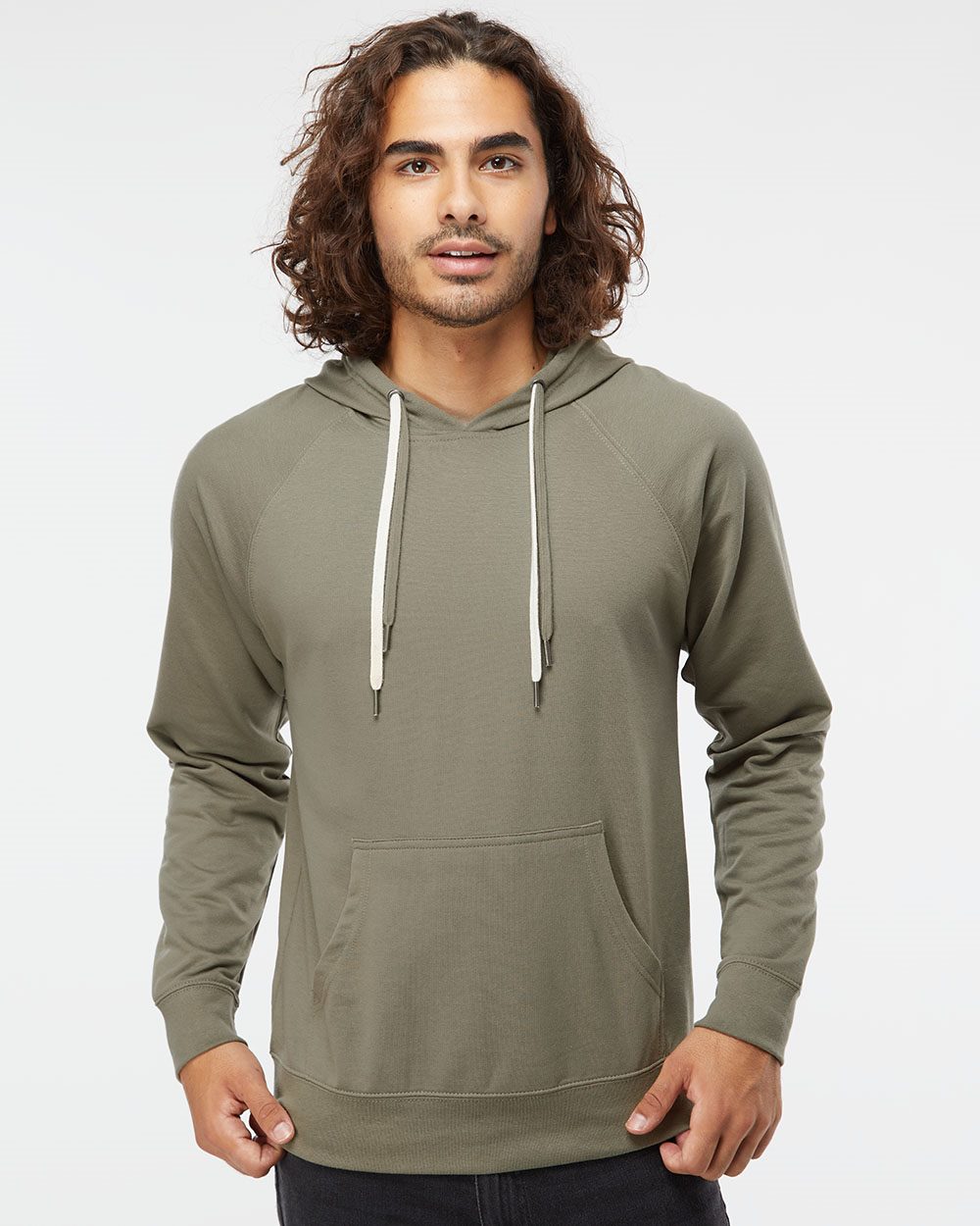 Independent Trading Co. Icon Lightweight Loopback Terry Hooded Sweatshirt - SS1000