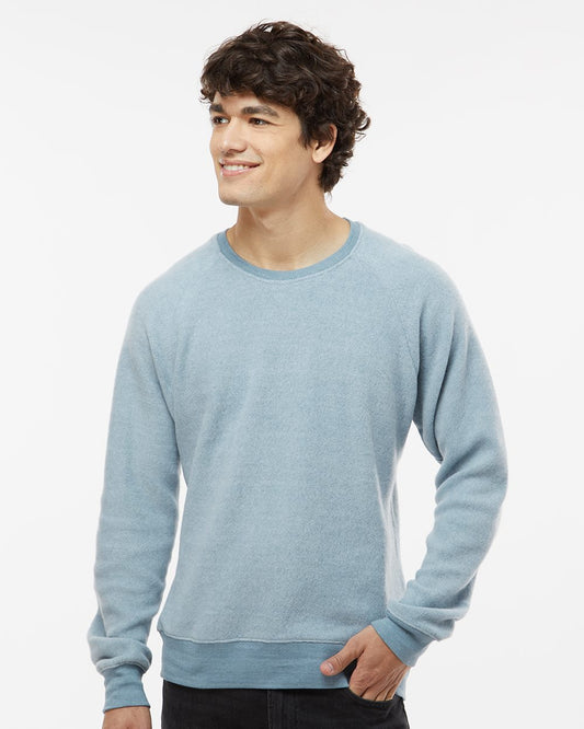 J. America Flip Side Fleece Crewneck Sweatshirt - 8710