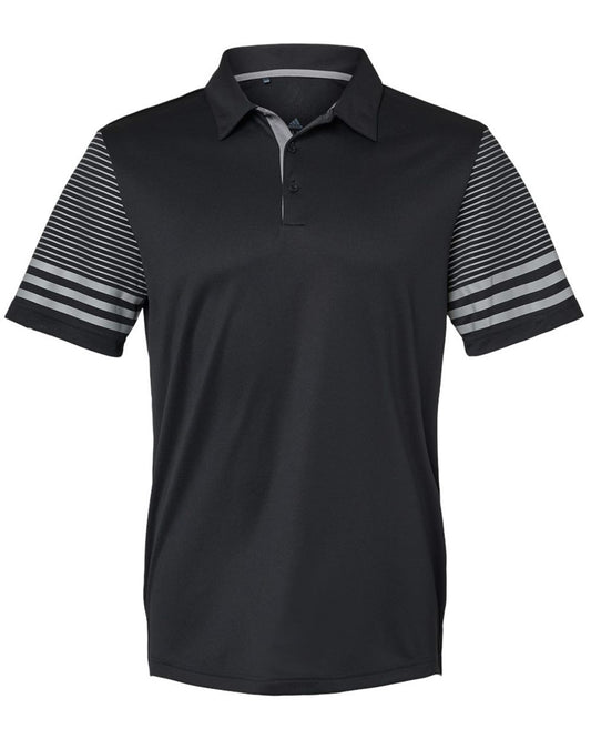 Adidas Striped Sleeve Polo - A490