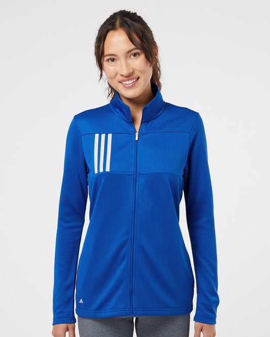 Adidas Women's 3-Stripes Double Knit Full-Zip - A483