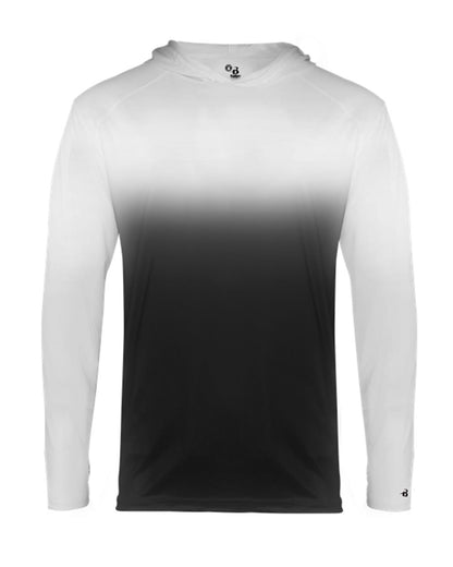 Badger Youth Ombre Hooded Long Sleeve T-Shirt - 2205