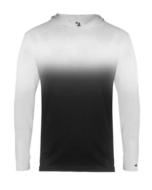 Badger Youth Ombre Hooded Long Sleeve T-Shirt - 2205