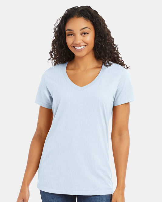 ComfortWash by Hanes Garment-Dyed Women's V-Neck T-Shirt - GDH125