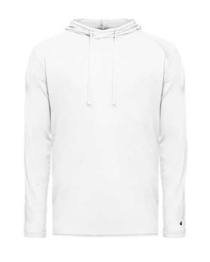 Badger Tri-Blend Surplice Hooded Long Sleeve T-Shirt - 4905