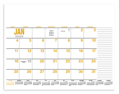 HotLine Products 13Month Desk Pad Calendar-931