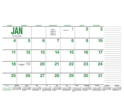 HotLine Products 13Month Desk Pad Calendar-931