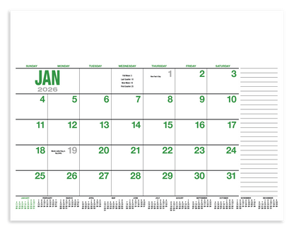 HotLine Products 13Month Desk Pad Calendar-931