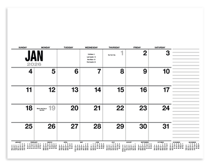 HotLine Products 13Month Desk Pad Calendar-931