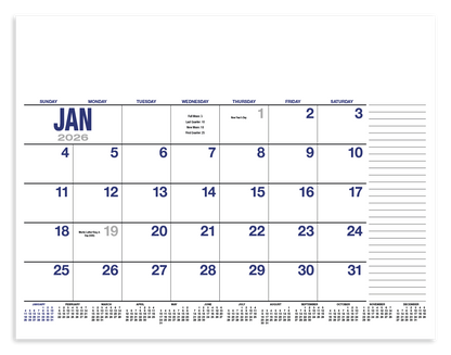 HotLine Products 13Month Desk Pad Calendar-931