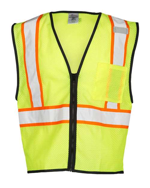 Unisex Chemically Treated Contrast Mesh Vest